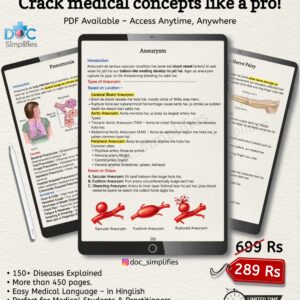 Complete Notes of Diseases and Disorders - By Doc Simplifies